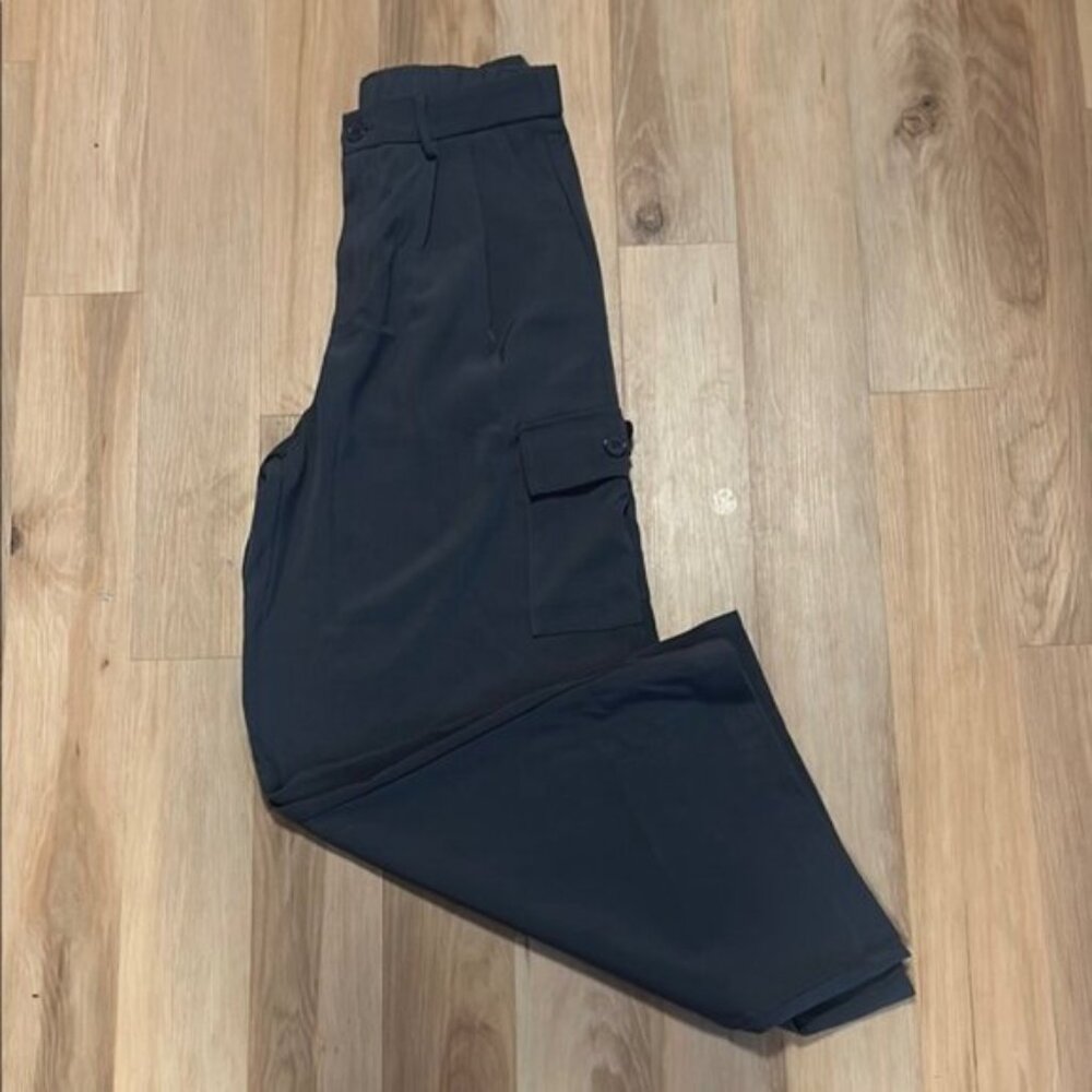 Women's Gray Cargo Pants